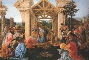 Sandro Botticelli Adoration of the Magi (mk36) Sweden oil painting reproduction